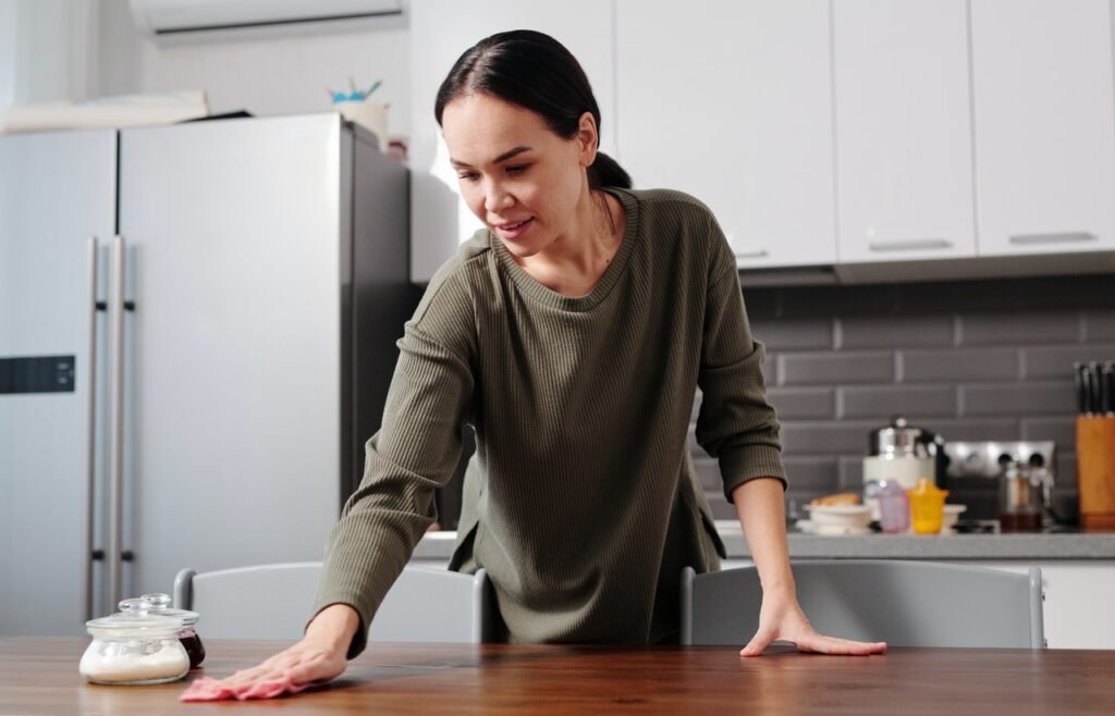 kitchen cleaning