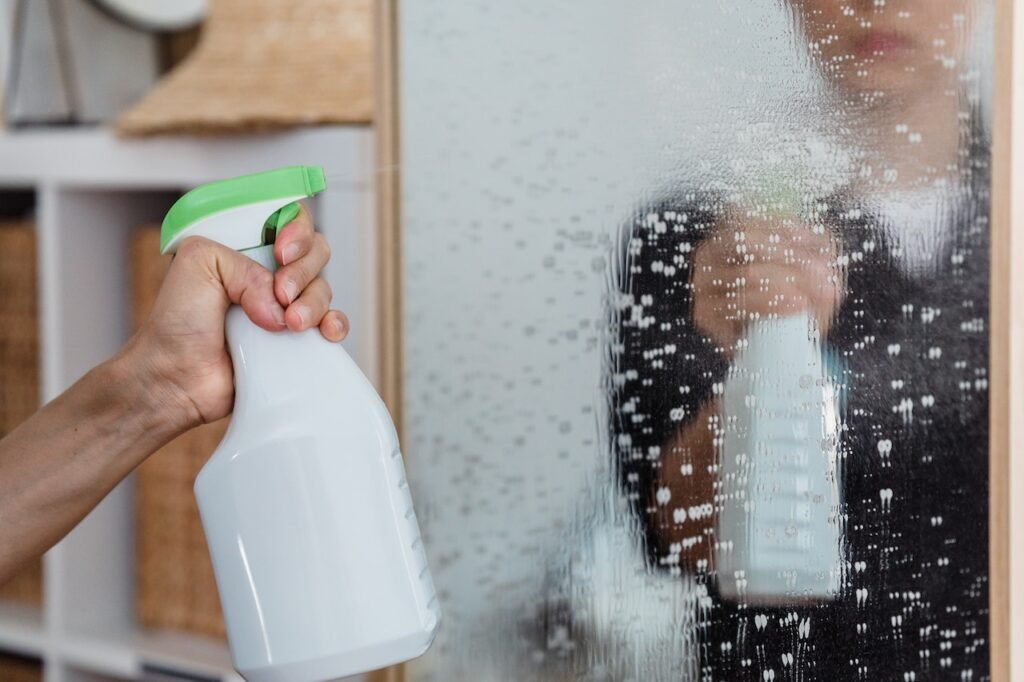 cleaning mirror